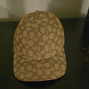 Coach Brown Signature Cap